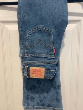 Levi's Girls Medium Blue 726 Flare Denim Jeans size 12